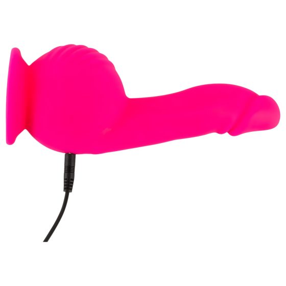 SMILE Powerful - akkus, 2 motoros tapadókorongos vibrátor (pink)