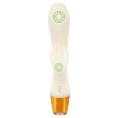   You2Toys Glow - foszforeszkáló csiklókaros vibrátor (fehér)
