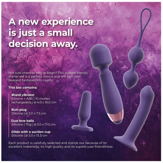 Magic Shiver Feminine - szexkészlet nőknek (4 részes)