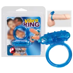 You2Toys - szilikon vibrációs péniszgyűrű (kék)