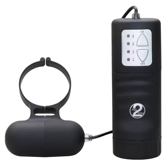 / Fekete vibrációs péniszgyűrű