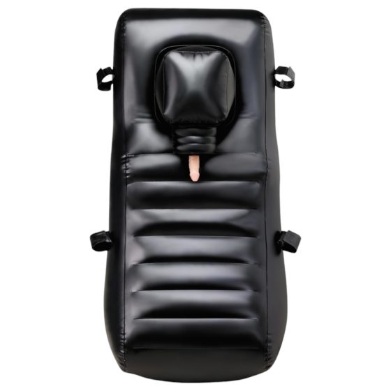 Louisiana Lounger - szexgép beépített vibrátorral (fekete)