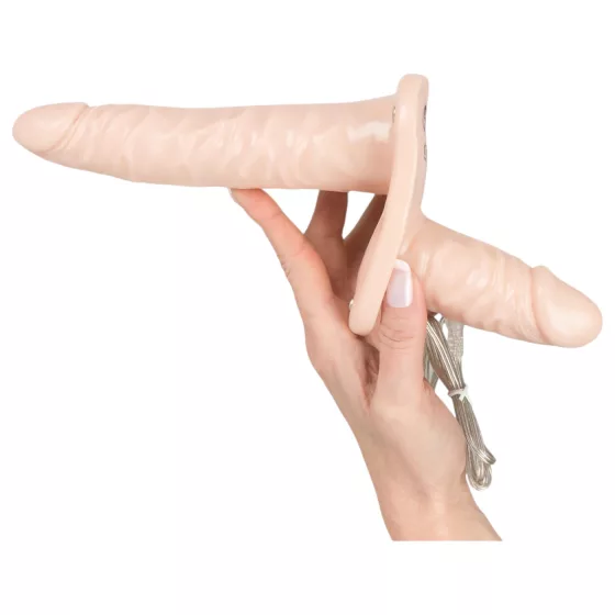 You2Toys - Felcsatolható duó vibrátor- natúr