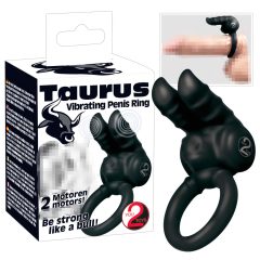 You2Toys Taurus - vibrációs, 2 motoros péniszgyűrű