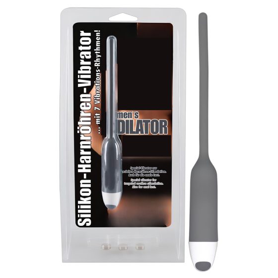 You2Toys - DILATOR - szilikon dilátor vibrációval - szürke (6mm)