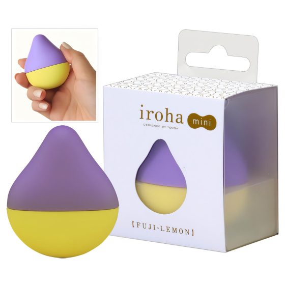 TENGA Iroha mini - mini csikló vibrátor (lila-sárga)