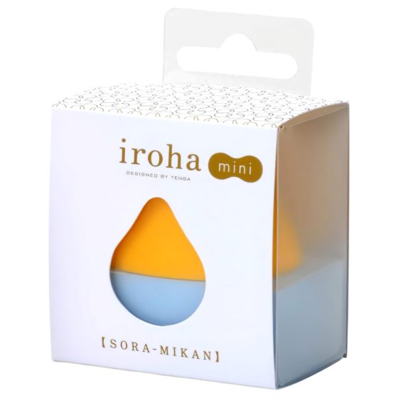 TENGA Iroha mini - mini csikló vibrátor (narancs-kék)