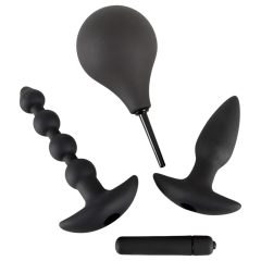 Black Velvet anál vibrátor készlet (4 részes)