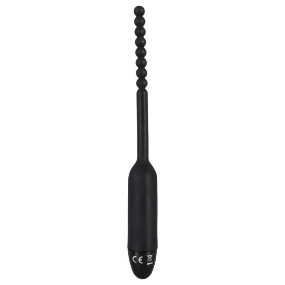 You2Toys Pearl Dilator - gömbös húgycső vibrátor - 0,8cm (fekete)