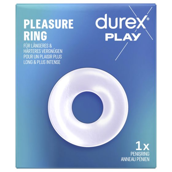 Durex Pleasure Ring - péniszgyűrű (átlátszó)