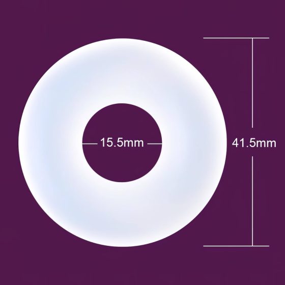 Durex Pleasure Ring - péniszgyűrű (átlátszó)