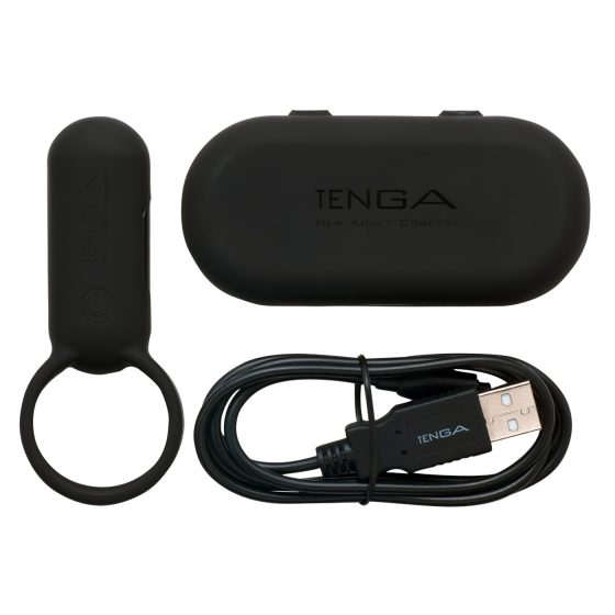 / TENGA Smart Vibe vibrációs péniszgyűrű (fekete)