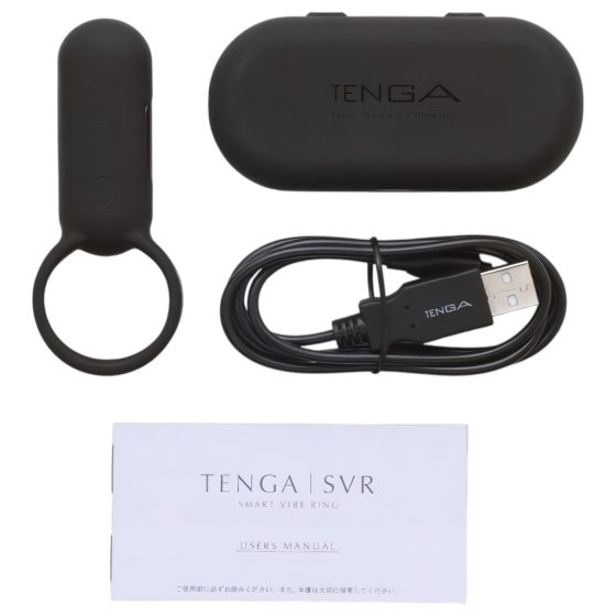 / TENGA Smart Vibe vibrációs péniszgyűrű (fekete)