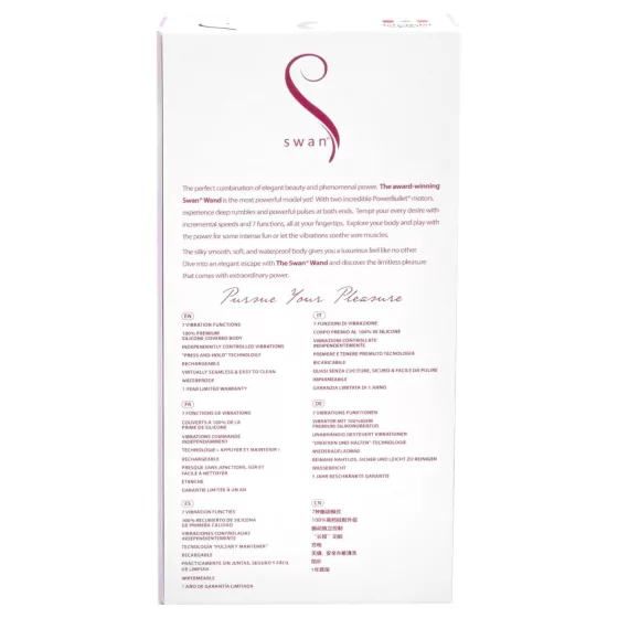 The Swan Wand - akkus masszírozó vibrátor (pink)