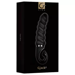   Gvibe G-jack 2- akkus, vízálló szilikon vibrátor (fekete)