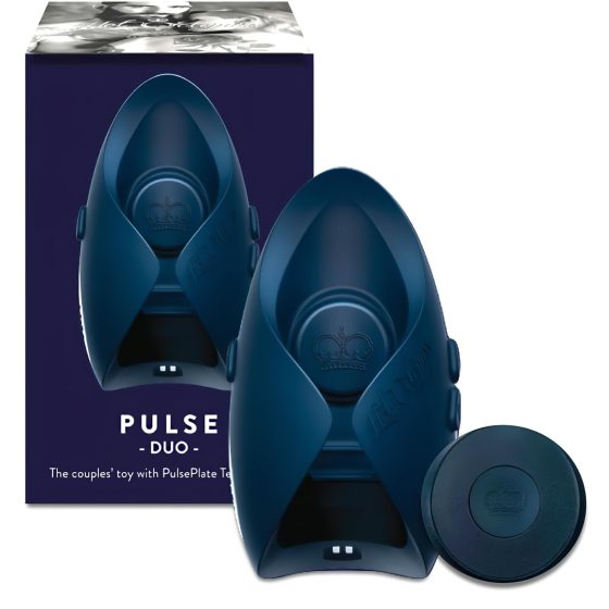 Pulse III Duo - akkus maszturbátor és párvibrátor (szürke)