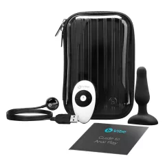 b-Vibe Novice - rádiós anál vibrátor kezdőknek (fekete)