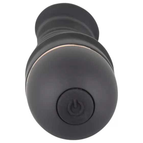 You2Toys - Bendy Ripple - bordázott vibrátor (fekete)