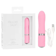 Pillow Talk Flirty - akkus rúd vibrátor (pink)