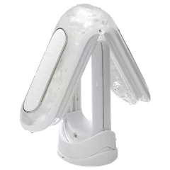   TENGA Flip Zero - vibrációs maszturbátor férfiaknak (fehér)