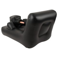 Dark Magic - elemes szexgép ággyal (fekete)