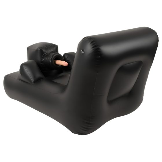 Dark Magic - elemes szexgép ággyal (fekete)