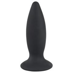   Black Velvet S - akkus, kezdő anál vibrátor - kicsi (fekete)