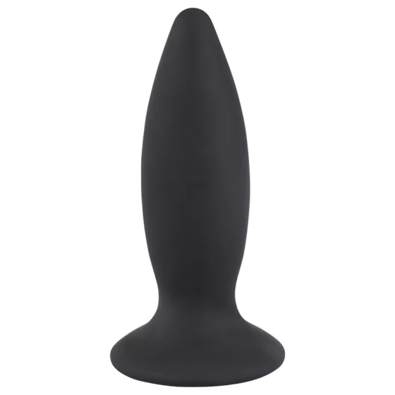 Black Velvets S - akkus, kezdő anál vibrátor - kicsi (fekete)
