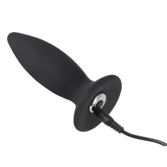  Black Velvets S - akkus, kezdő anál vibrátor - kicsi (fekete)