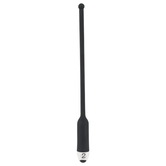 You2Toys DILATOR - szilikon, vibrációs dilátor - fekete (8-11mm)