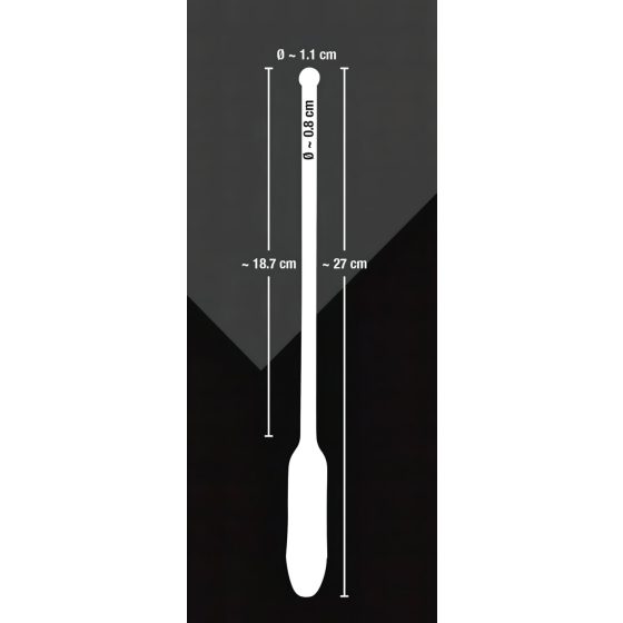 You2Toys DILATOR - szilikon, vibrációs dilátor - fekete (8-11mm)