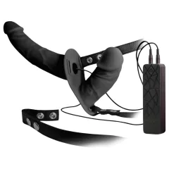 / Double Thruster - felcsatolható dupla vibrátor (fekete)