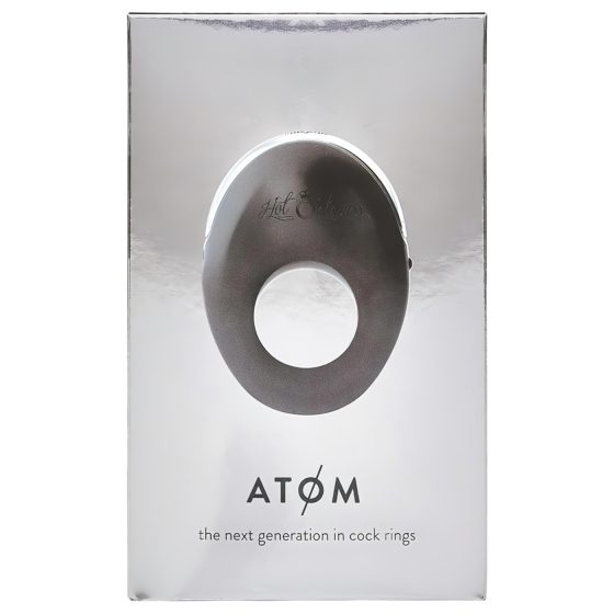/ Hot Octopuss Atom - akkus, vibrációs péniszgyűrű (fekete)