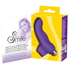 SMILE Finger - hullámos, szilikon ujjvibrátor (lila)