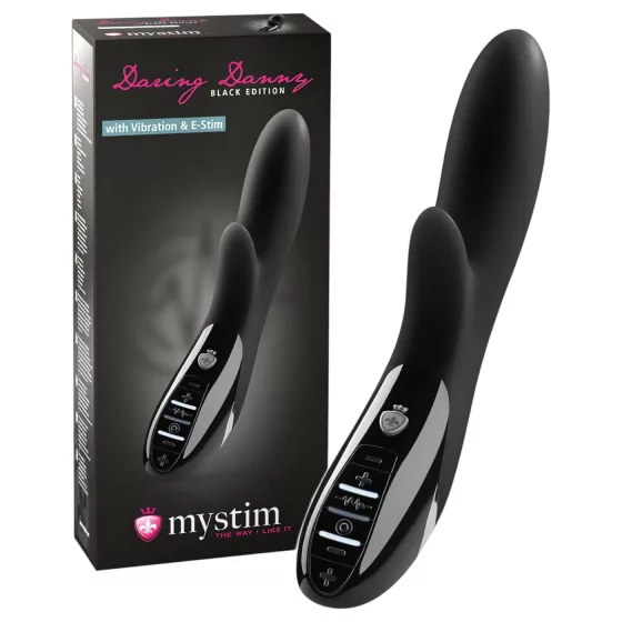 / mystim Daring Danny - elektro-stimuláló vibrátor (fekete)