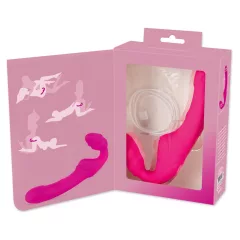   You2Toys Double2Teaser - felcsatolható vibrátor pánt nélkül (pink)