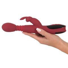  You2Toys Massager - lökő-forgó, melegítő G-pont vibrátor (piros)
