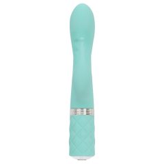   Pillow Talk Kinky - akkus, 2 motoros G-pont vibrátor (türkiz)