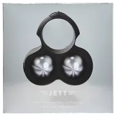   HOT Octopuss JETT - 2 motoros makkvibrátor férfiaknak (fekete)