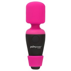   PalmPower Pocket Wand - mini masszírozó vibrátor (pink-fekete)