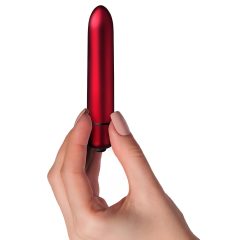 Scarlet Velvet - mini rúzs vibrátor (10 ritmusú) - piros