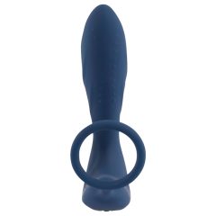   You2Toys Prostate Plug - anál vibrátor péniszgyűrűvel (kék)