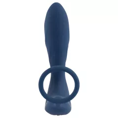   You2Toys Prostate Plug - prosztata anál vibrátor péniszgyűrűvel (kék)
