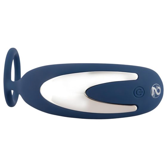 You2Toys Prostate Plug - anál vibrátor péniszgyűrűvel (kék)