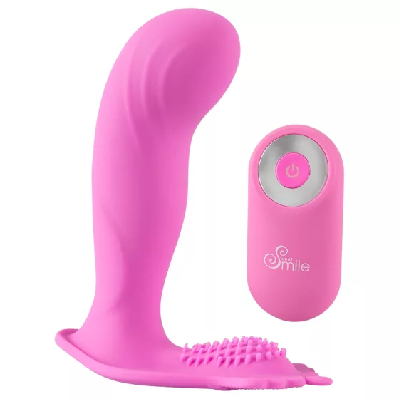 SMILE G-Spot Panty - hordható akkus, rádiós vibrátor (pink)