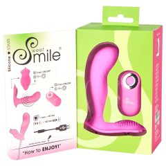   SMILE G-Spot Panty - akkus, rádiós felcsatolható vibrátor (pink)