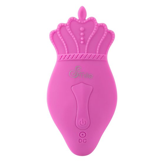 SMILE G-Spot Panty - akkus, rádiós felcsatolható vibrátor (pink)