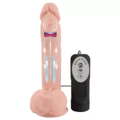   Medical Thrusting - tapadókorongos, lökő-forgó vibrátor (testszínű)