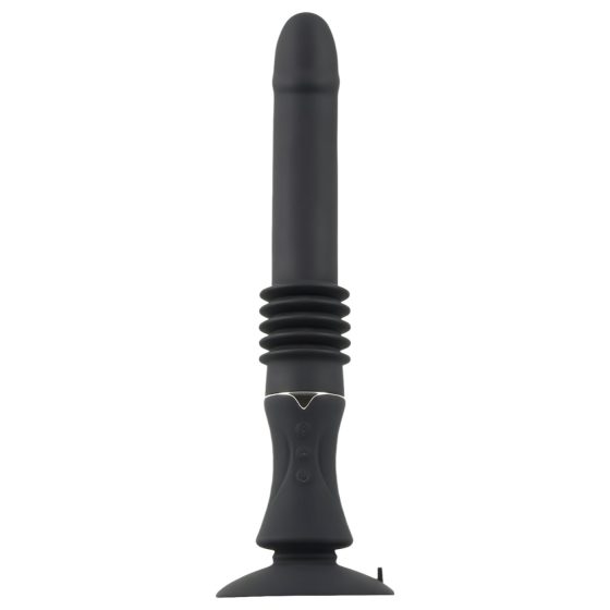 You2Toys Fucking Machine - tapadókorongos lökő vibrátor (fekete)