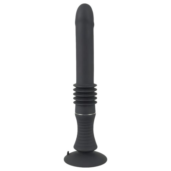 You2Toys Fucking Machine - tapadókorongos lökő vibrátor (fekete)